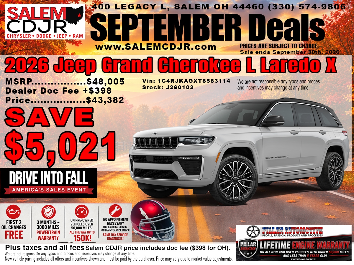 Jeep Grand Cherokee L Laredo X 4WD Special