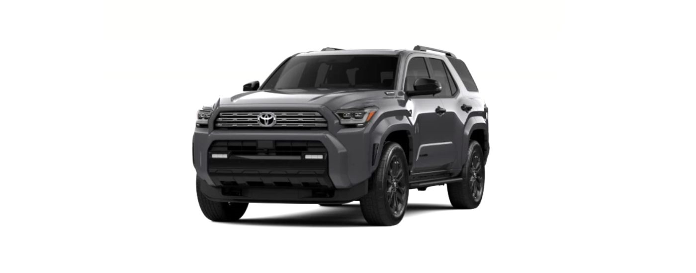 A gray 2026 Toyota 4Runner angled left.