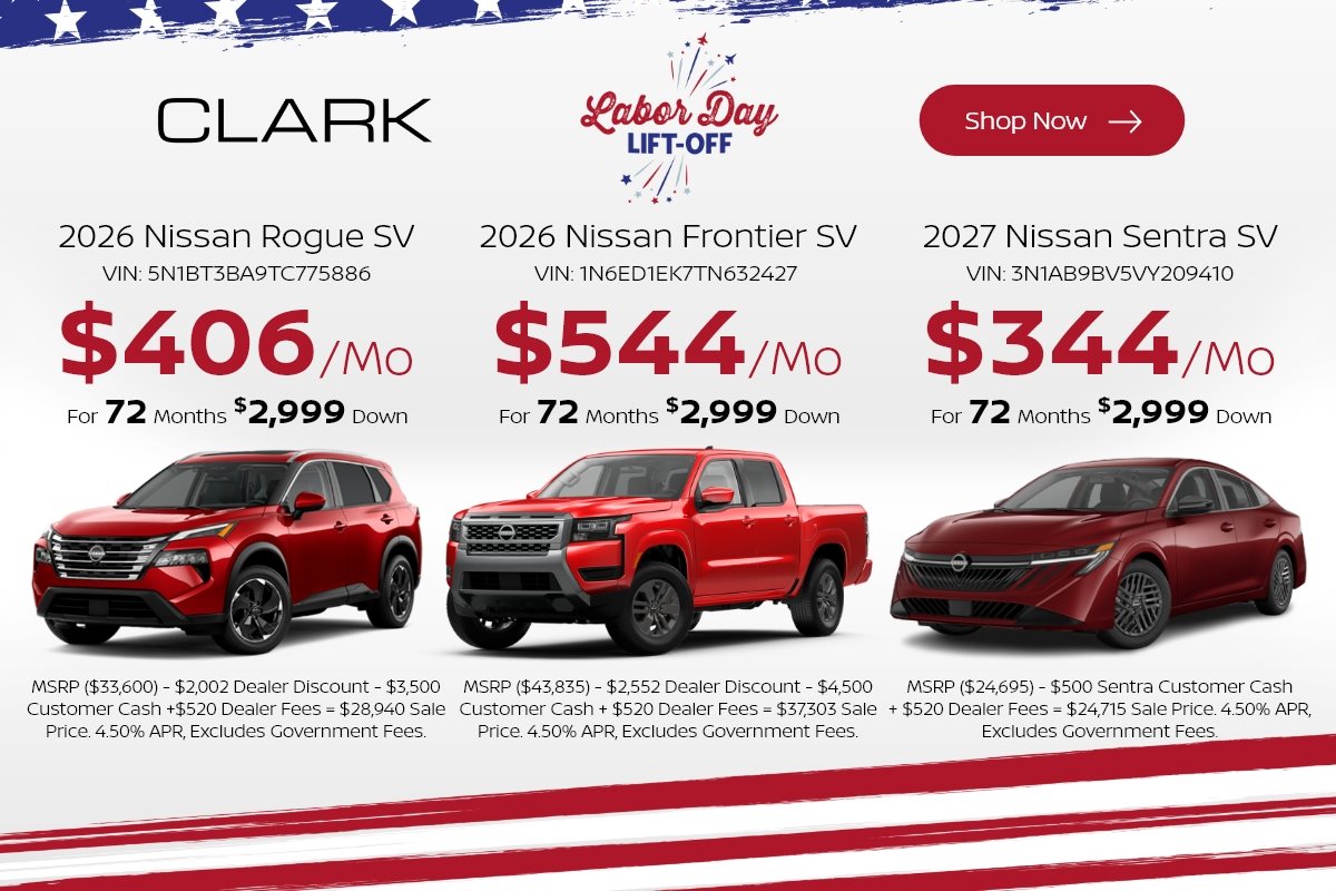 Clark Nissan Special Offers