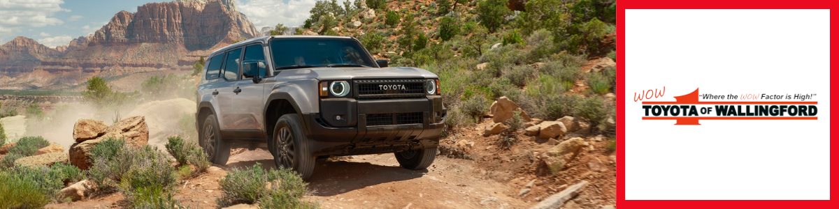 2027 Toyota Land Cruiser parked on a trail, shown in profile