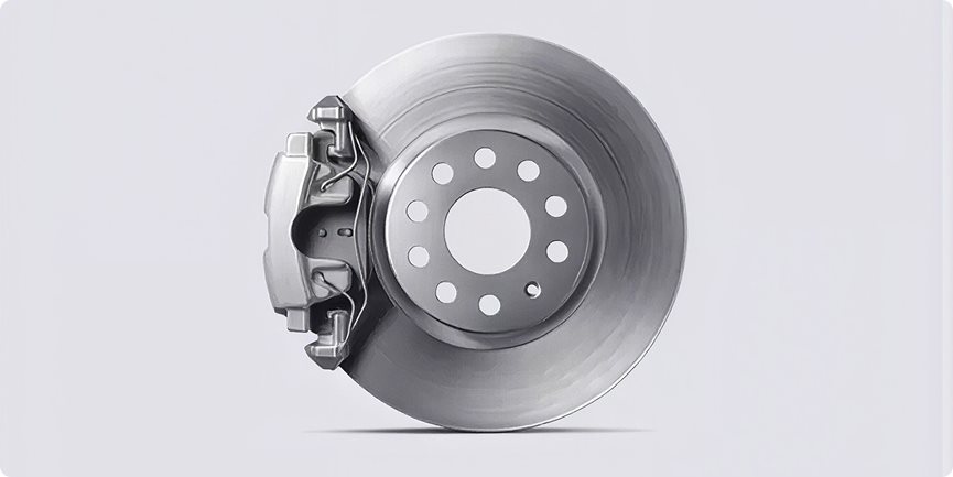 Brake disc and caliper