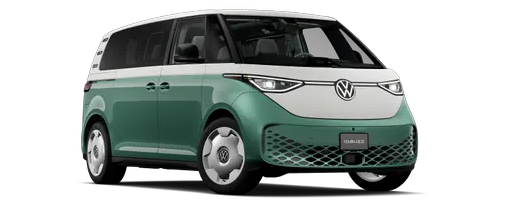 Green and white 2025 Volkswagen ID. Buzz 1st Edition with 4MOTION
