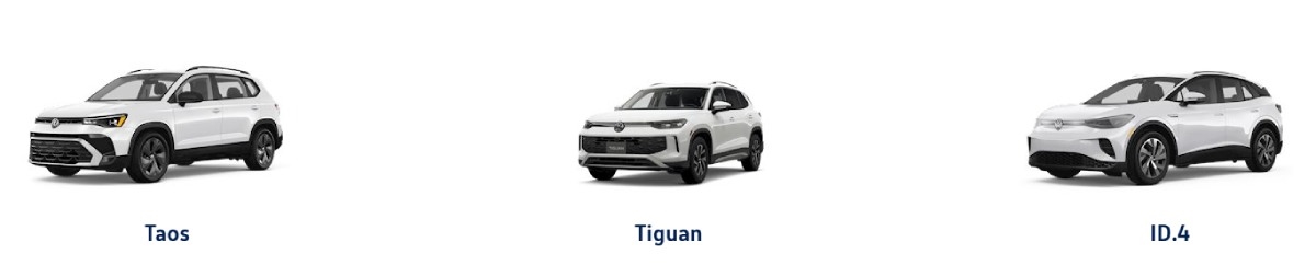 2026 VW lineup