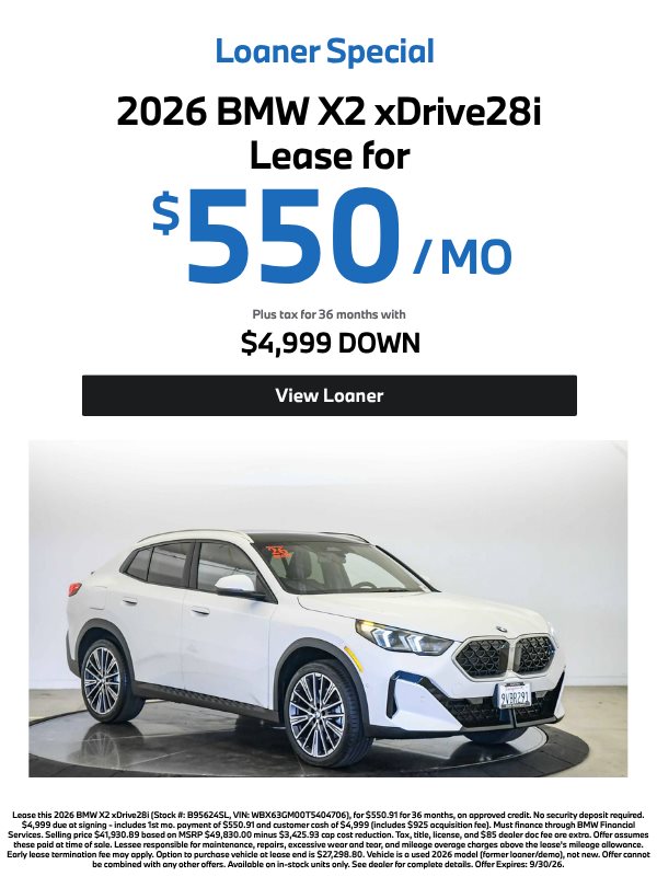 BMW Vehicle Special