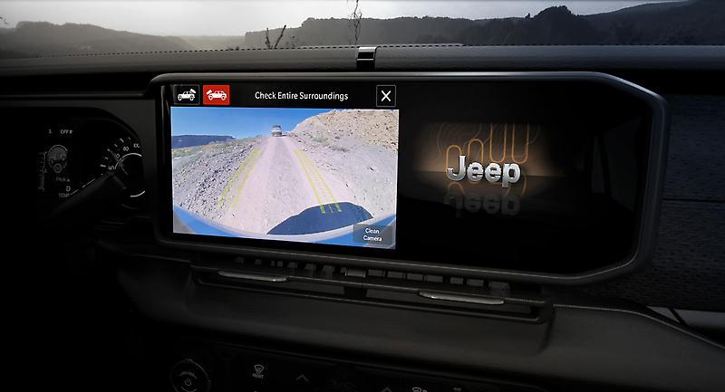 2026 Jeep Wrangler demonstrating advanced driver assistance safety features