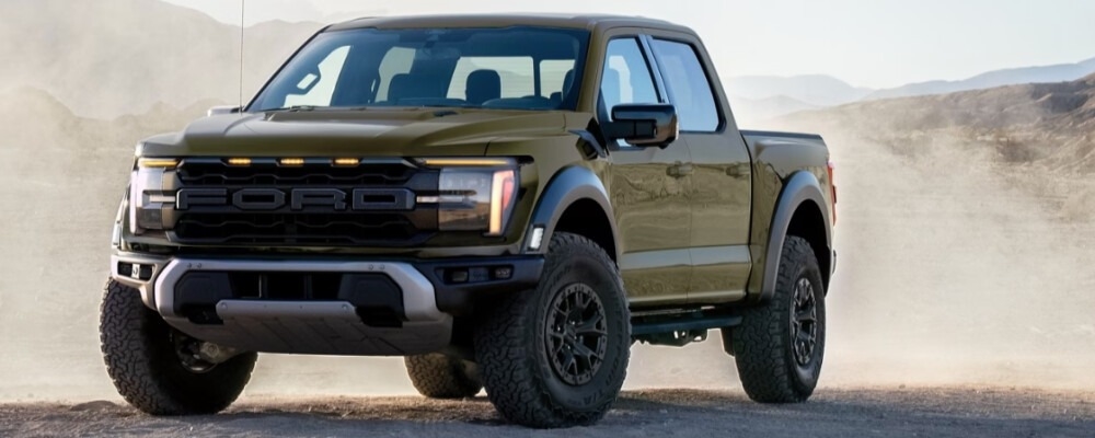 2024 Ford F-150 Raptor in the dessert