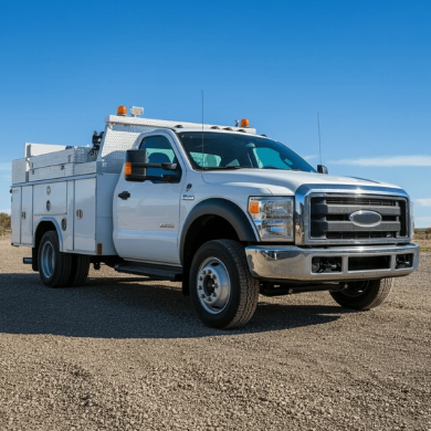 Professional Utility Truck Frame Repair and Body Realignment at Bisbee Precision Collision