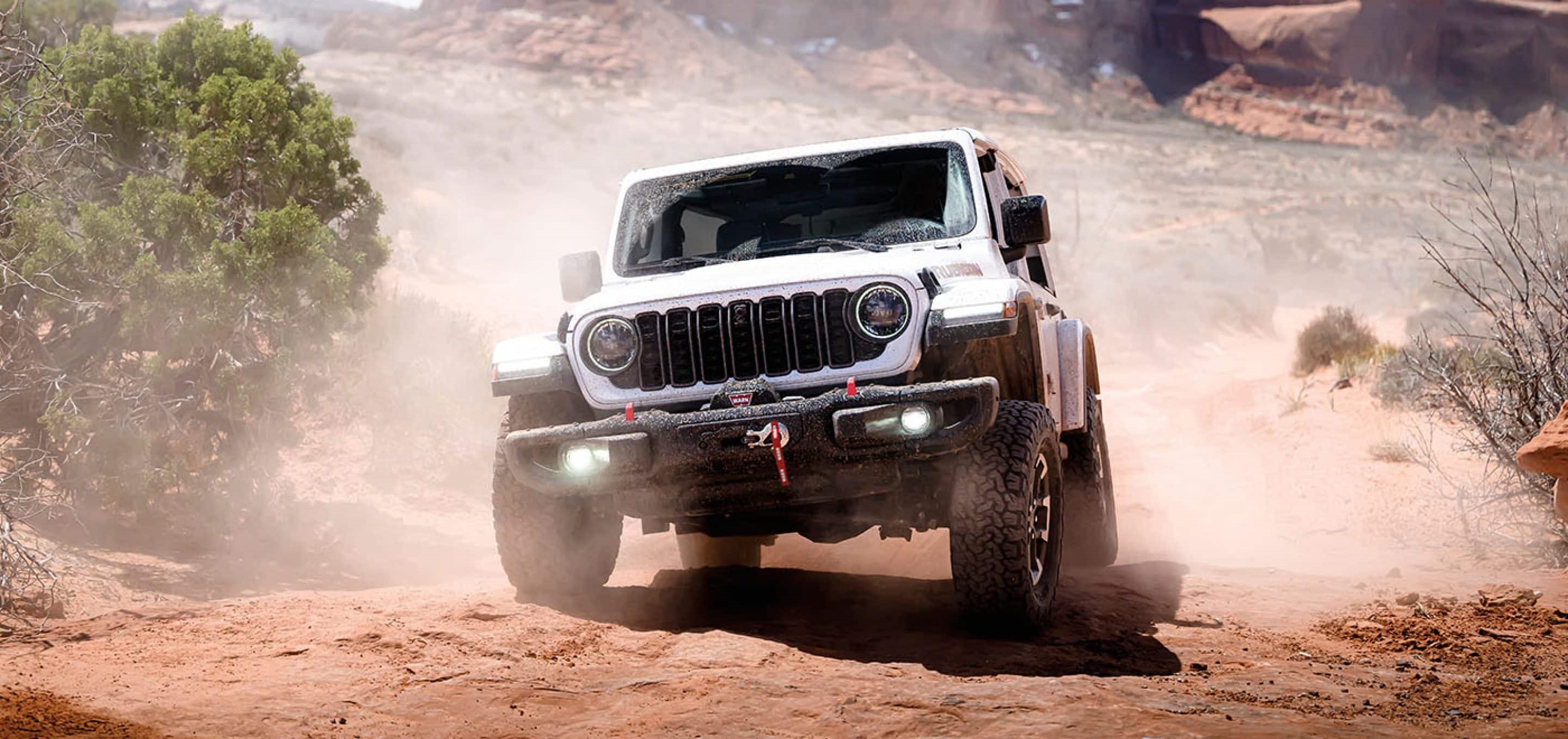 2026 Jeep Wrangler navigating wild rough terrain