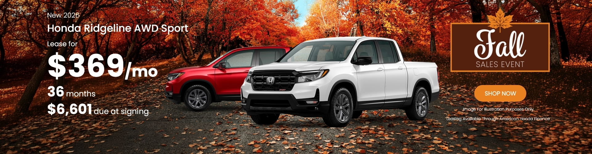 New 2026 Honda Ridgeline AWD Sport
