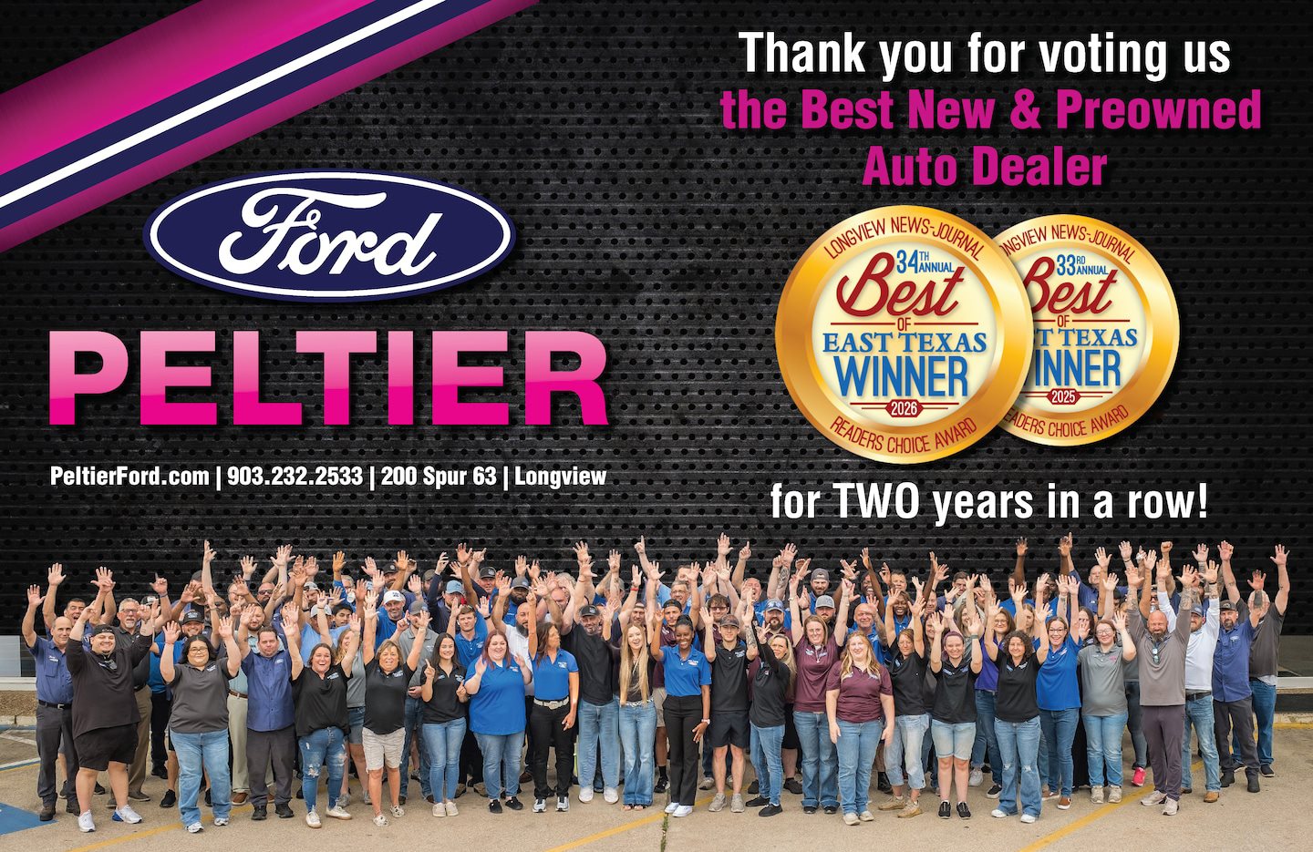 Peltier Ford Longview TX