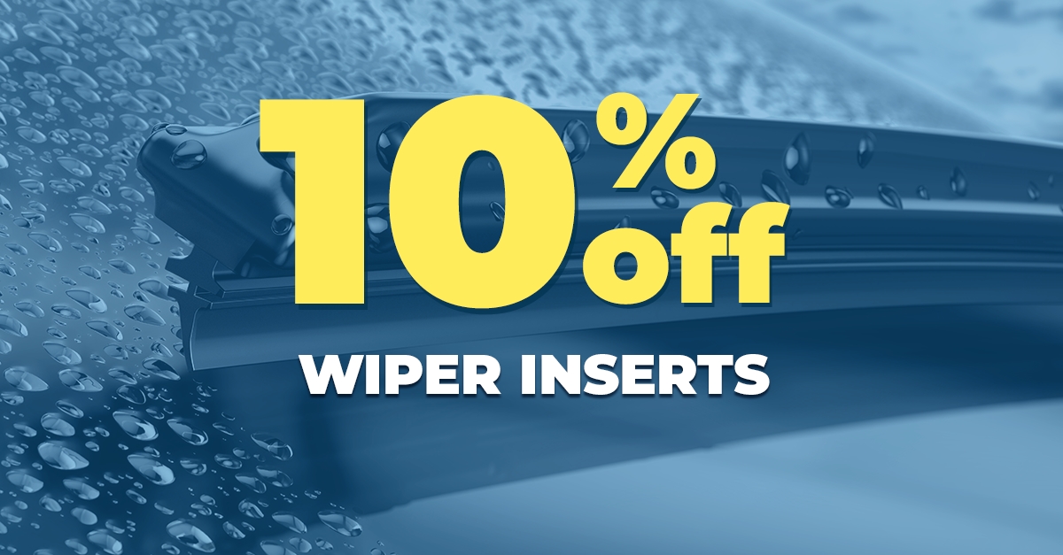 10% Off Wiper Inserts