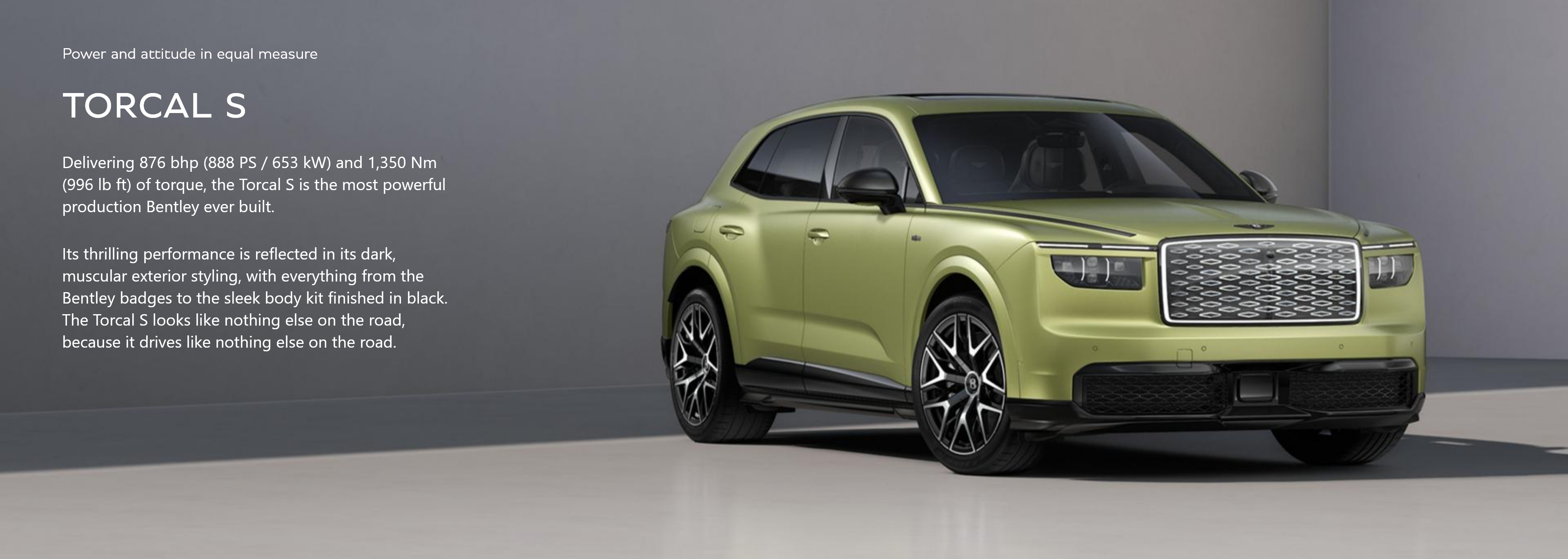 Bentley Torcal S