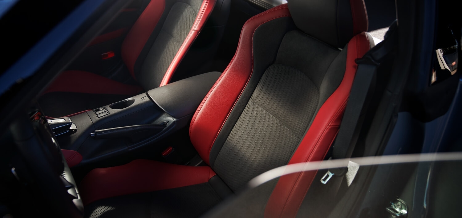2026 Nissan Z performance seats in red