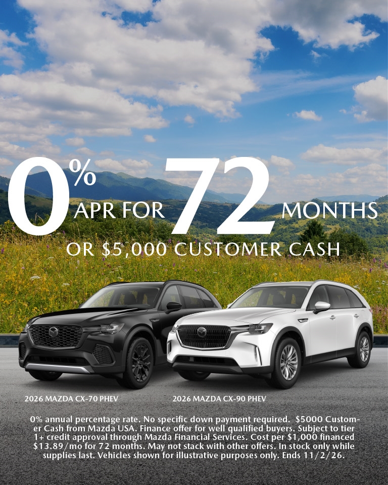 Mazda Cx 70 and Cx 90 Specials