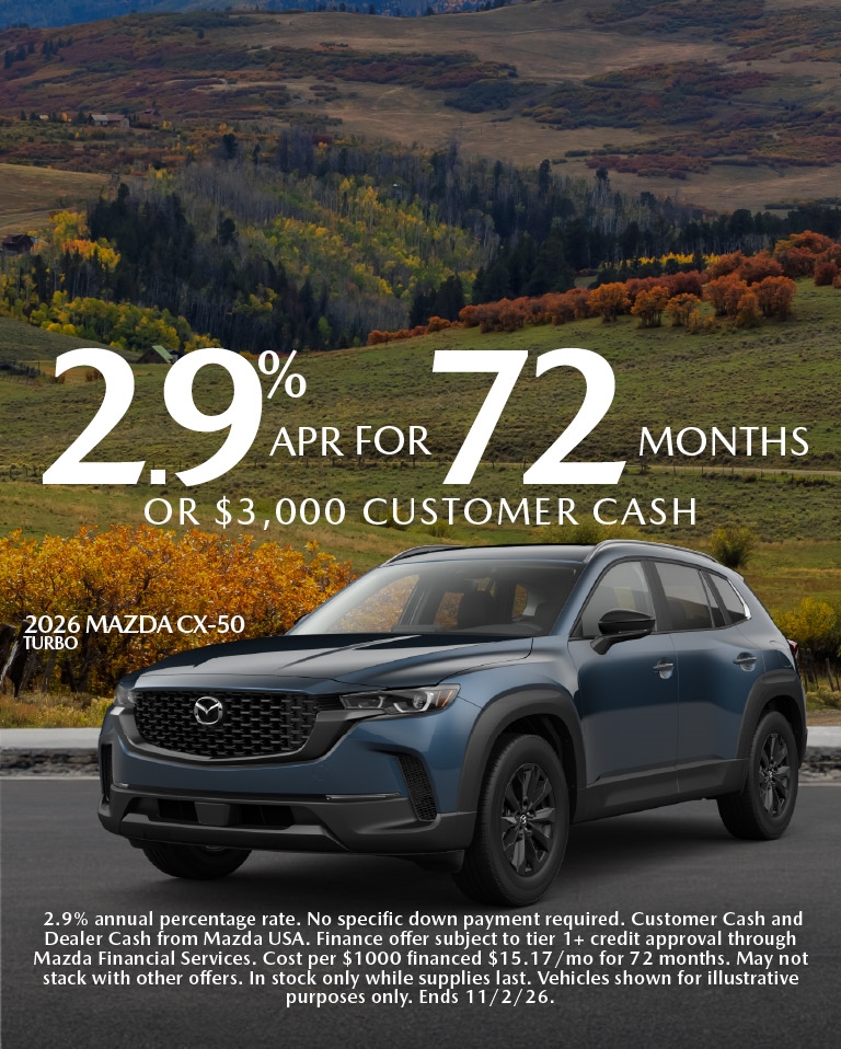 Mazda Cx 50 Specials