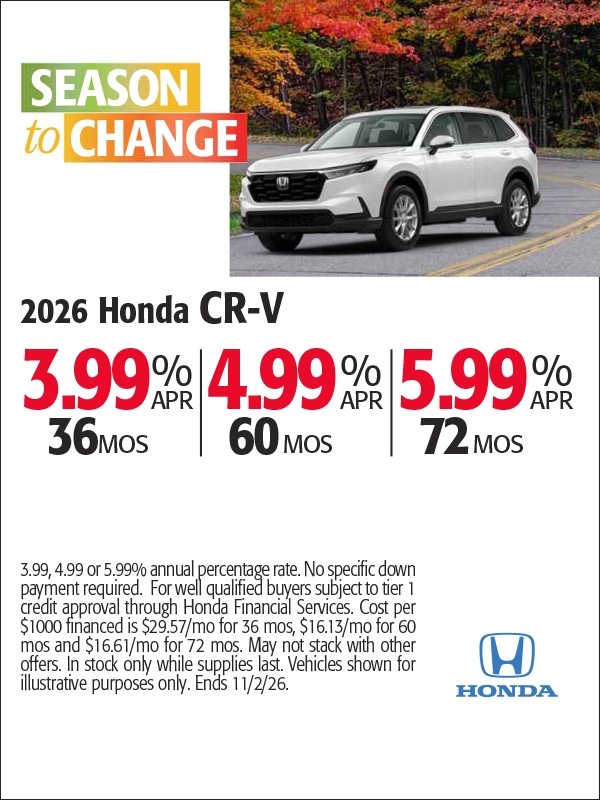 Honda Crv Specials