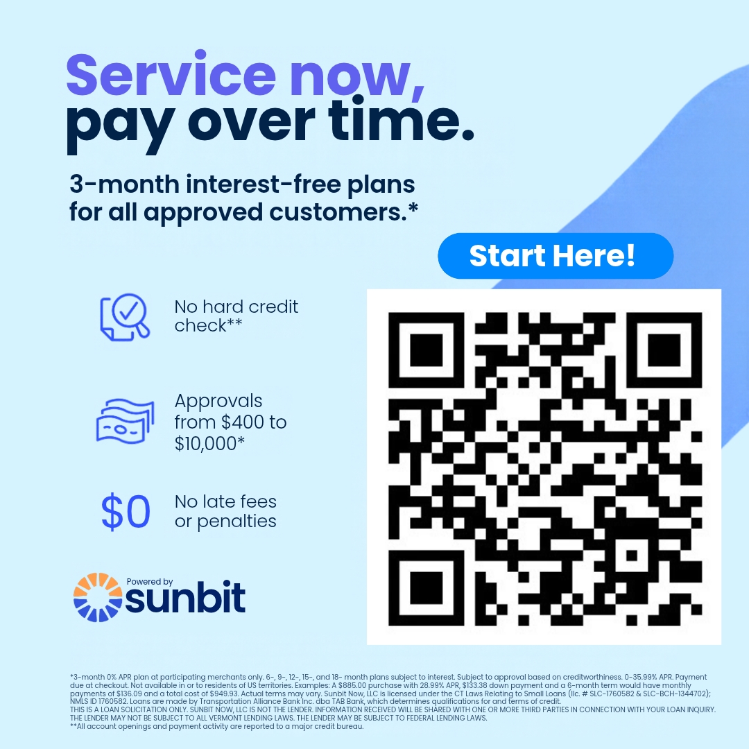 Service Now, Pay Over Time!