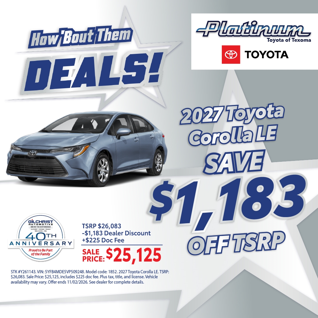 2027 Toyota Corolla LE Offer