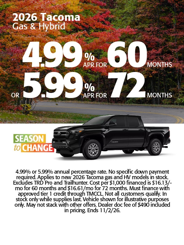 Toyota Tacoma Specials