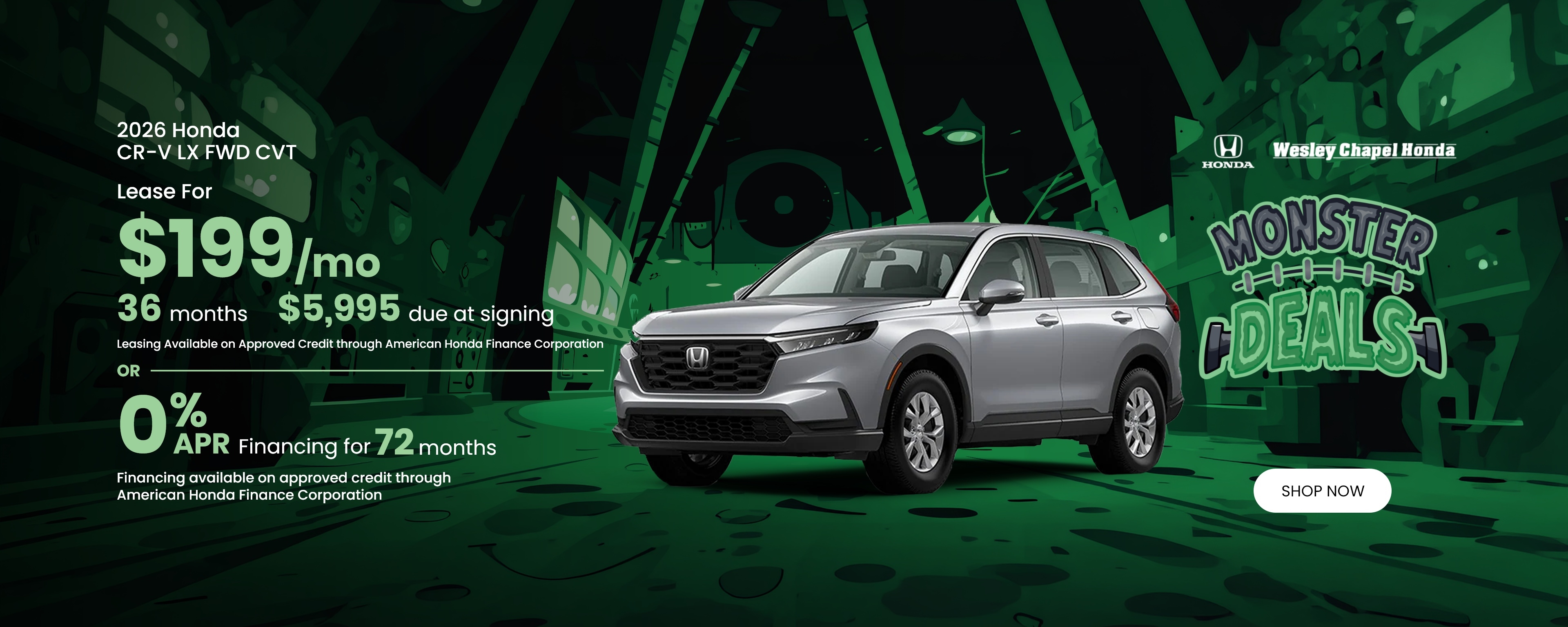 Lease a New 2026 Honda CR-V LX FWD CVT
