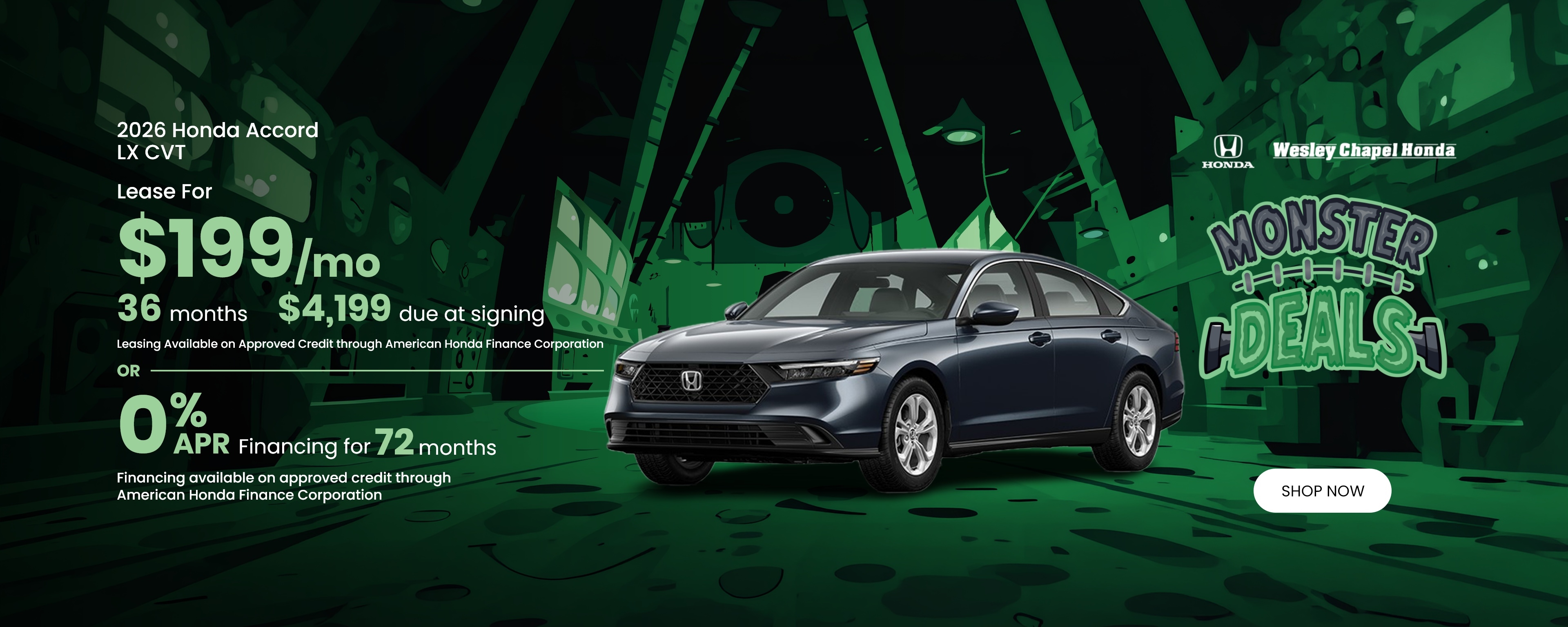 Lease a New Honda Accord LX CVT