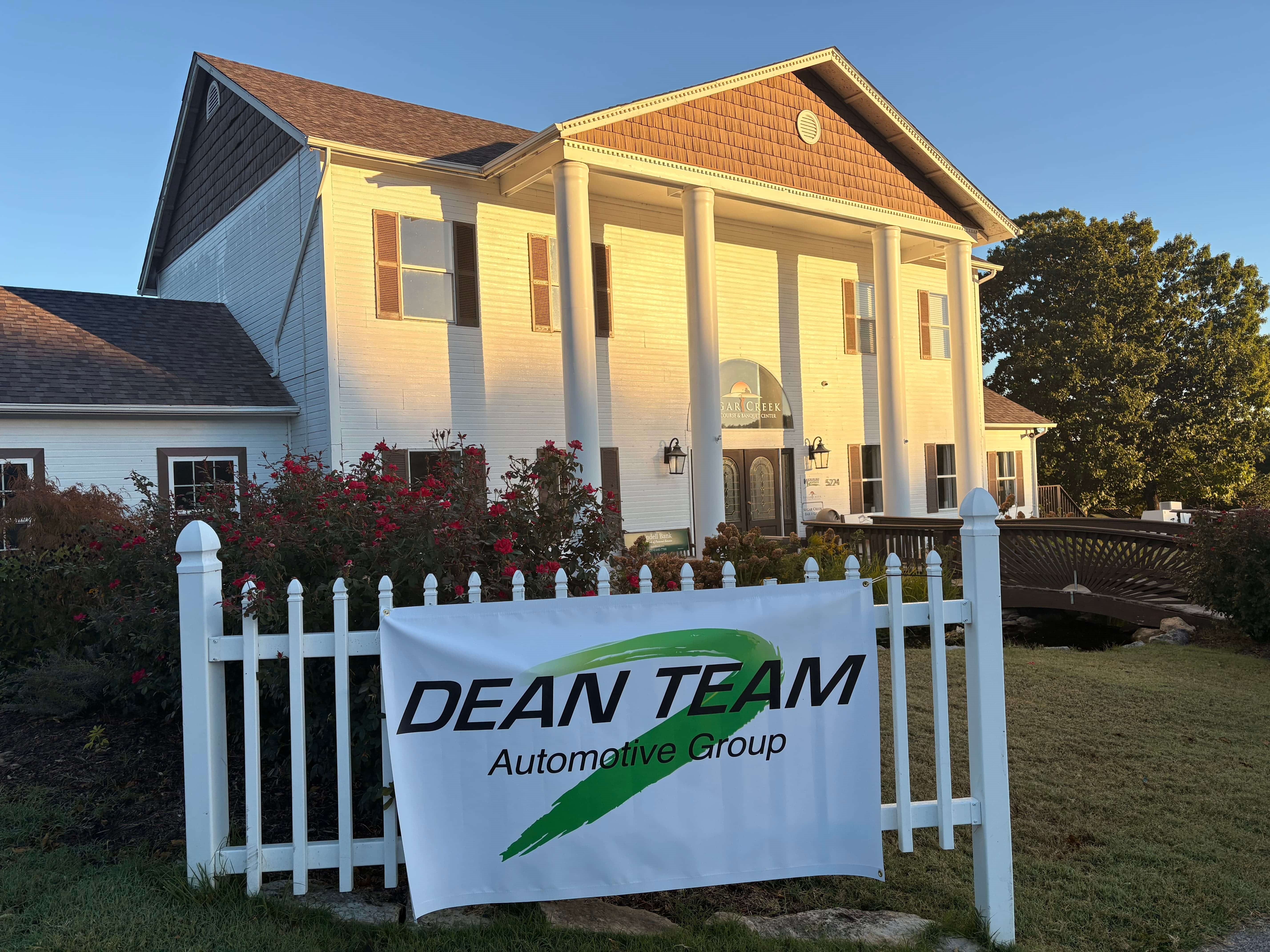 Dean Team banner at Sugar Creek Golf Course