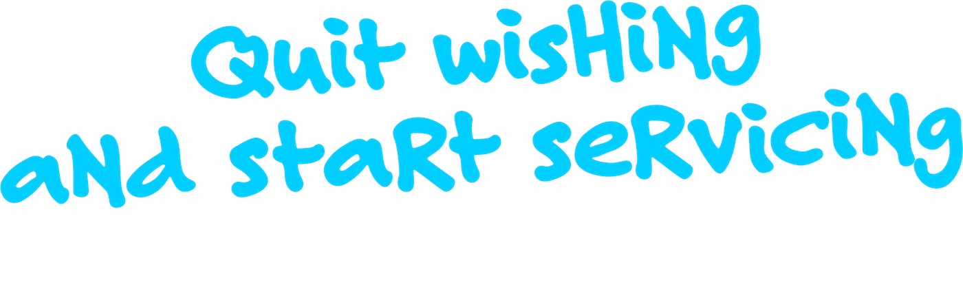 Quit wishing and start servicing at Toyota of Coconut Creek