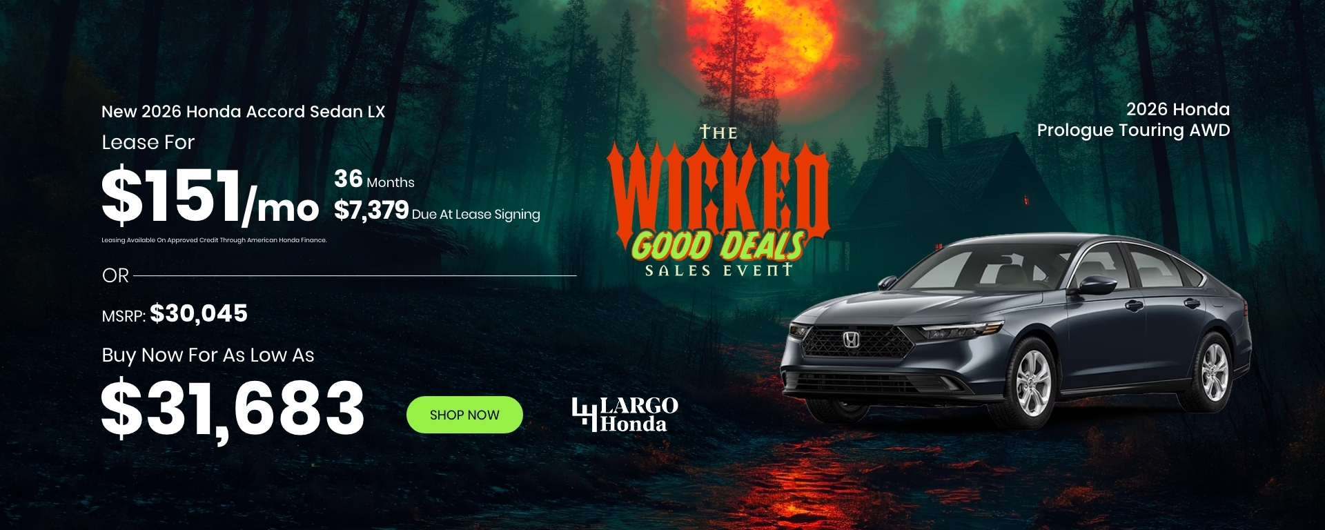 Lease a New 2026 Honda Accord Sedan LX