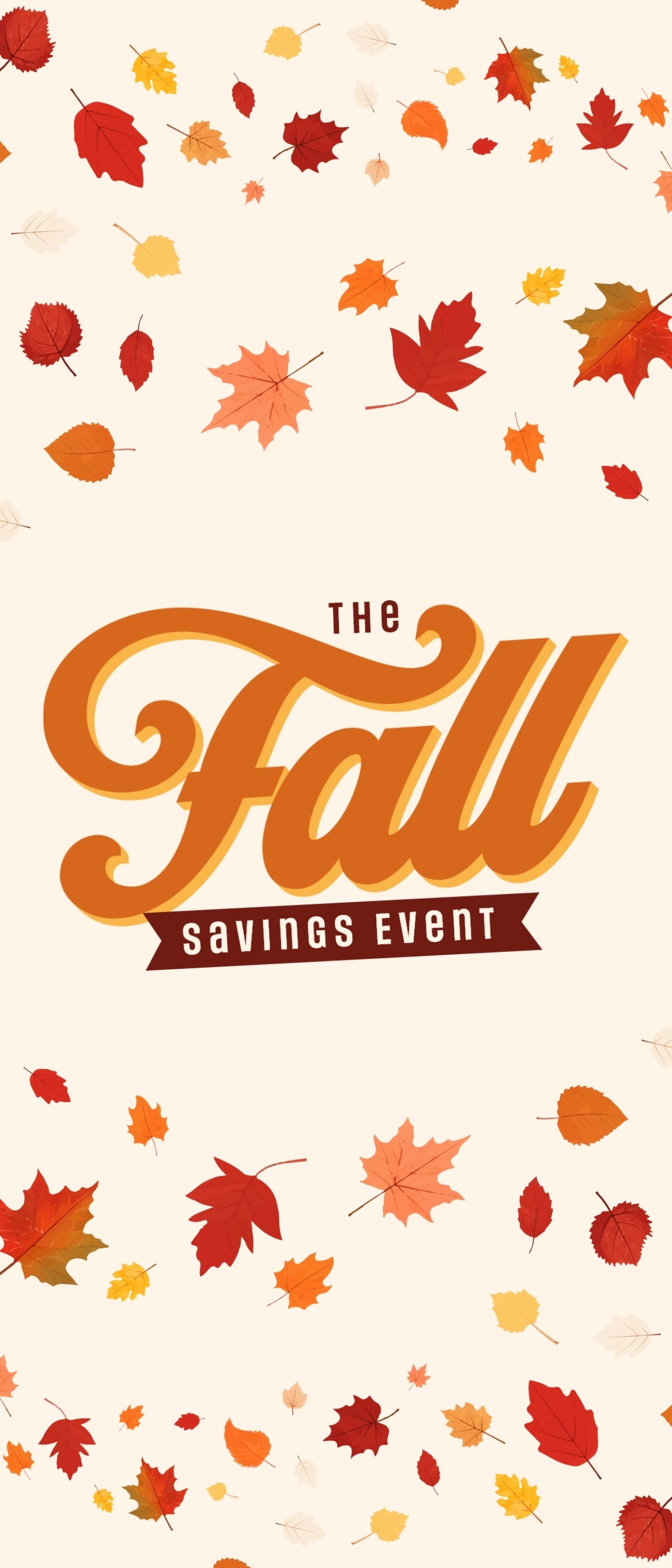 Fall Savings Event