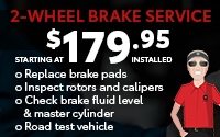 2-Wheel Brake Service