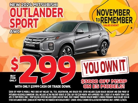 2024 Mitsubishi Outlander Sport AWD